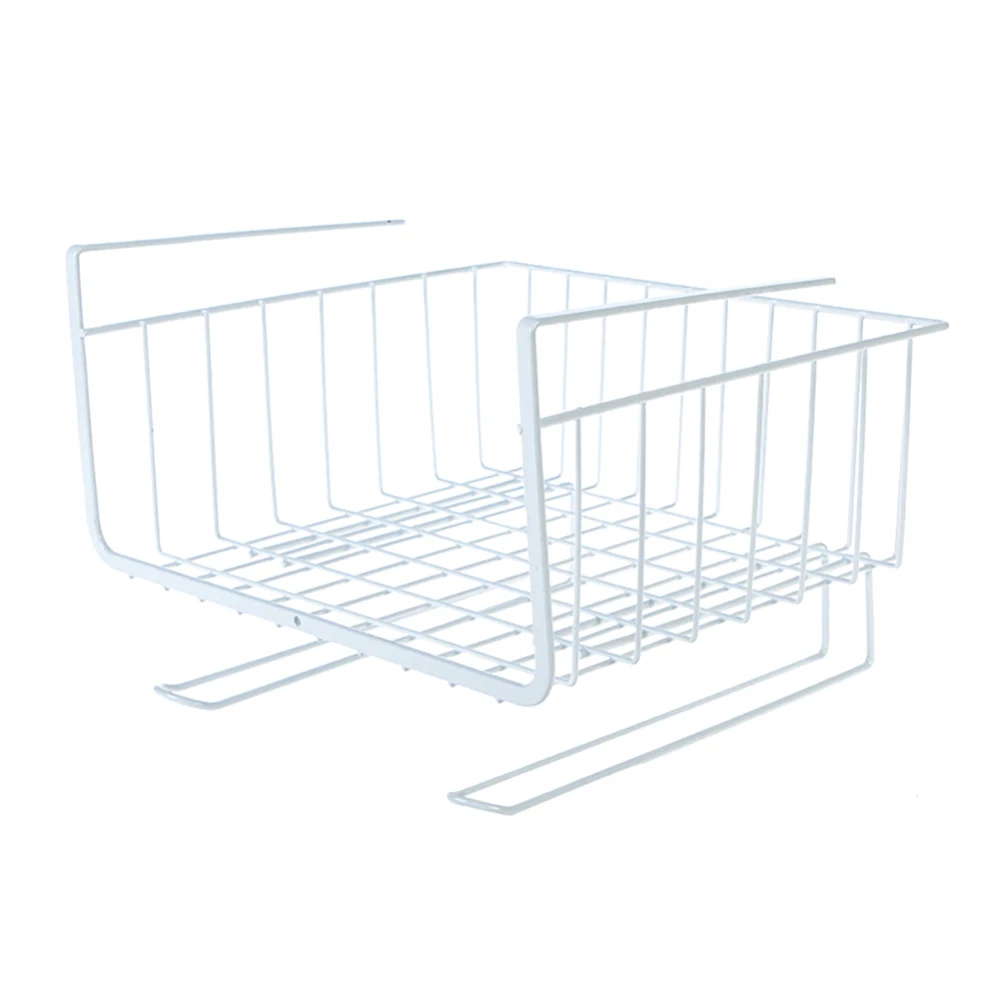 

Kitchen Storage Bin Under Shelf Wire Rack Cabinet Basket Cup Organizer Hanging Storage Basket for Kitchen