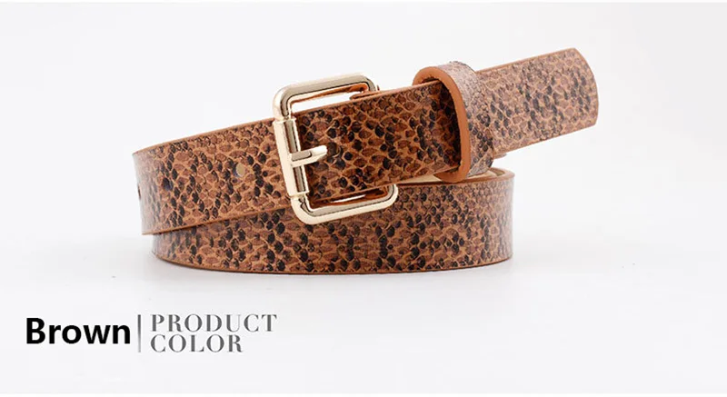 Maya Statement Belt Leopard Snake And Zebra Print Belt