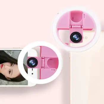 

0.63X 1W Macro Eyelashes Shooting Fill Light LED Lamp Lashes Extension Wide Angle Tool 0.63x wide macro, making the shooting