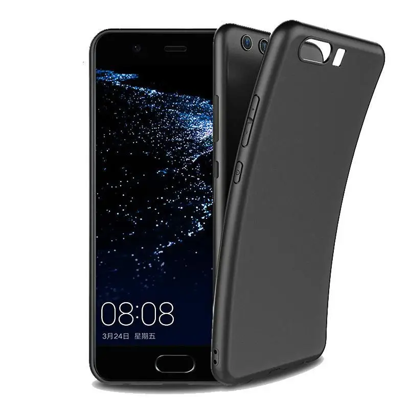 Black Simple Matte Case For Huawei Nova 5 5i Pro 3i Mate 30 20Lite Honor 20 9X 8C 8S 10i 20i P30 Lite Soft TPU Silicon Cover |