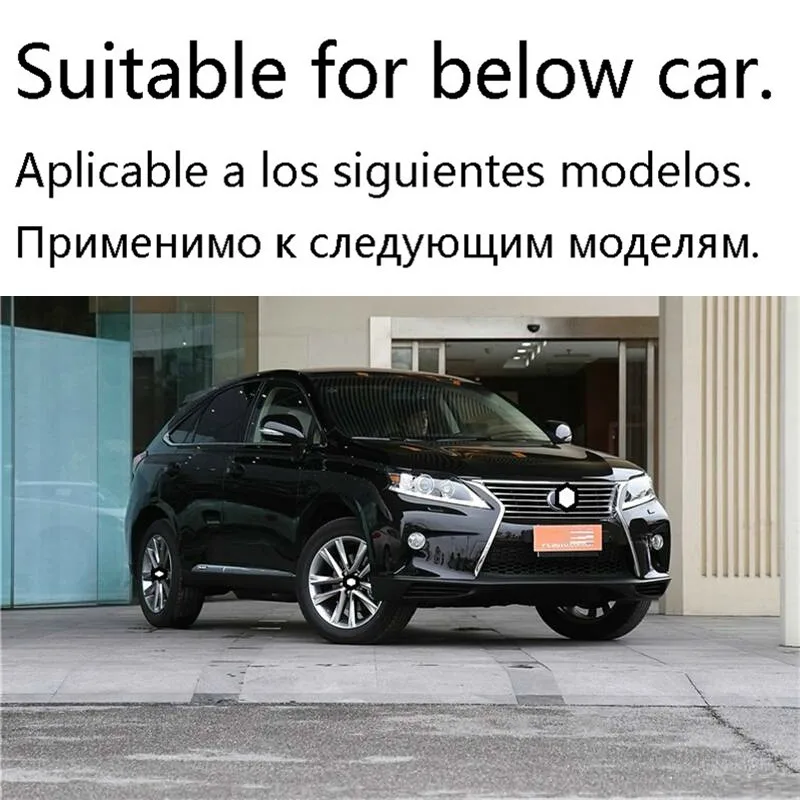 Автомобильная Хромовая Модифицированная декоративная Защитная Наклейка для автомобиля, полосы с яркими блестками 12 13 14 15 16 для Lexus RX серии