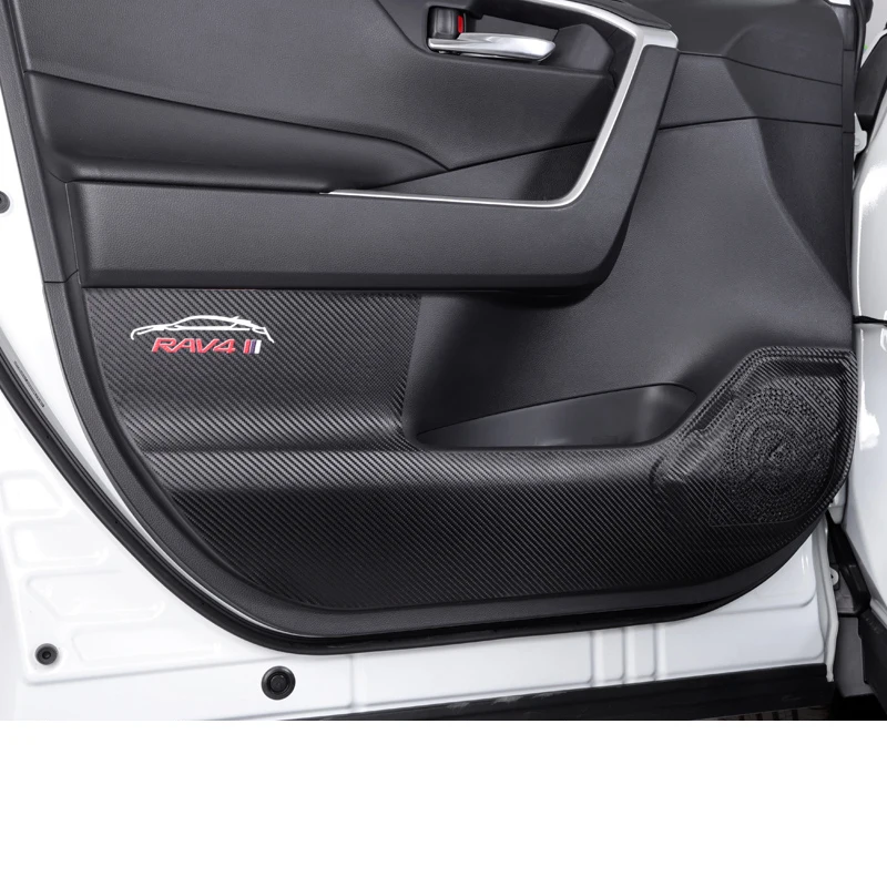 Lsrtw2017 для Toyota rav4 2019 2020 2021 xa50 волоконная кожа автомобильная дверь не царапается