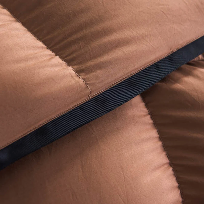 Светлое белое пуховое одеяло с гусиным пухом 3D стеганое королевское двойной