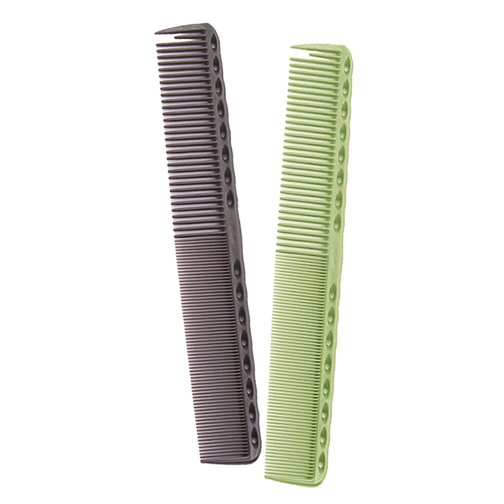 2pcs Professional Barber Hairdressing Comb Hair Cutting Styling Combs