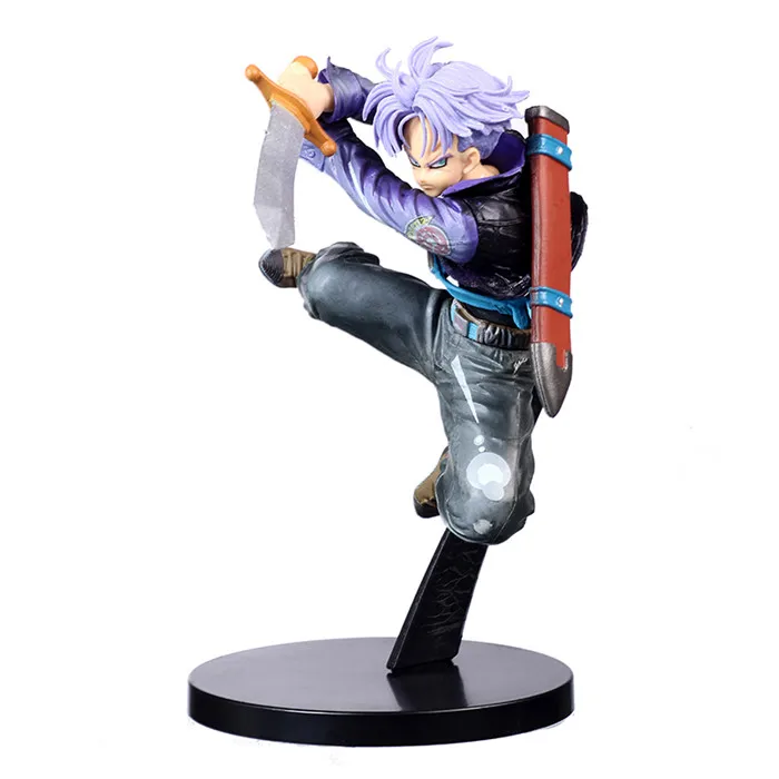 Dragon Ball Z trunks Future First Coming Jump Up фиолетовый стиль волос фигурка DBZ Goku trunks Супер Saiyan экшн-фигурка коллекция - Цвет: WS52