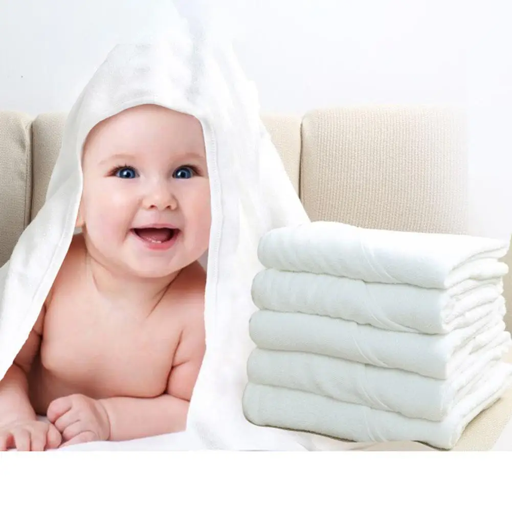 

Organic cotton Hooded Baby Towel with Bonus Washcloth and Laundry Bag