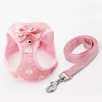 

Pet Harness Service Dog Harnesses Vest with Leash Bowtie Adjustable Suit Tuxedo Cute Bowknot Cat Harness Leash Set Dogs Supplies