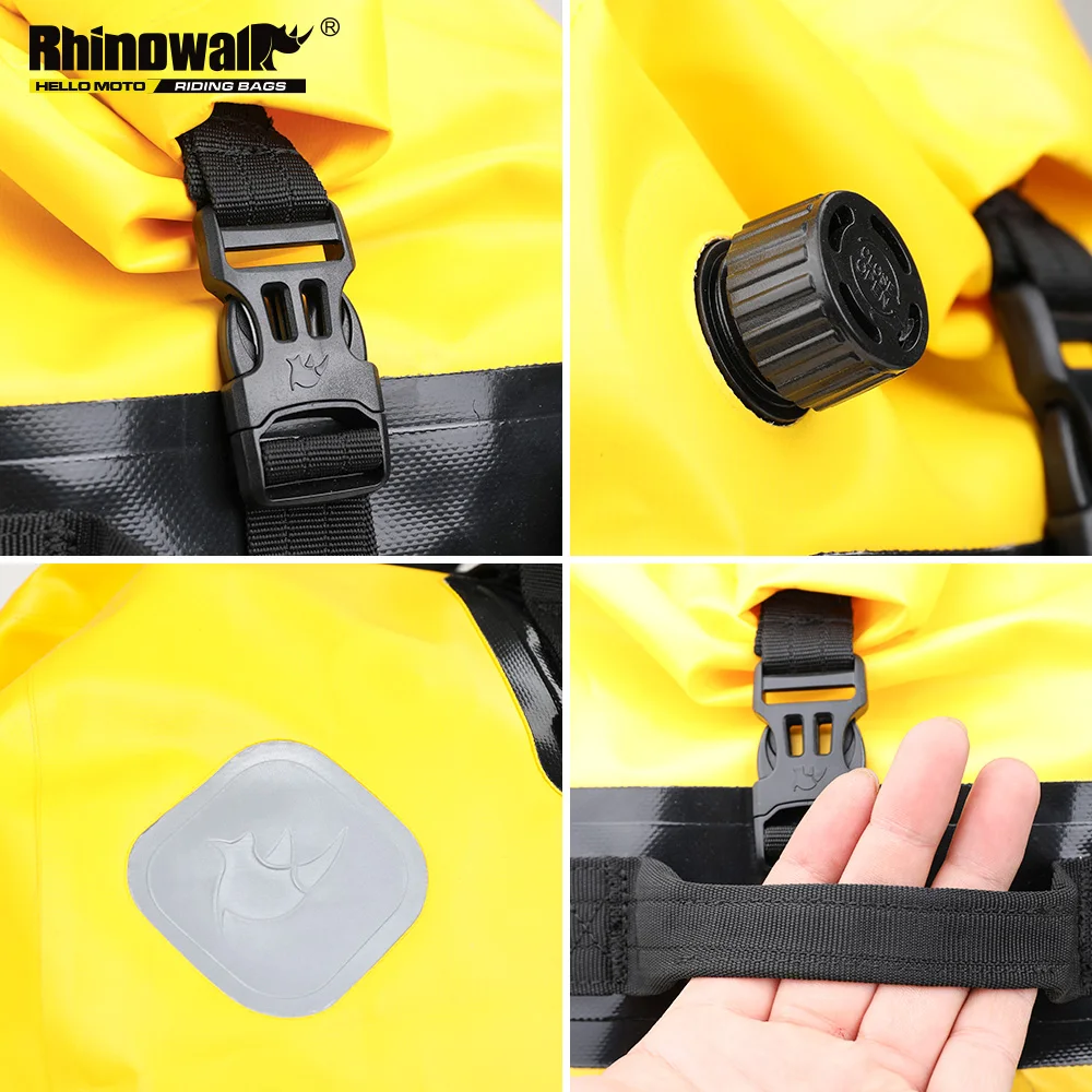 Новинка 2020 водонепроницаемая сумка Rhinowalk 65л прочная вместительная мотоциклетная