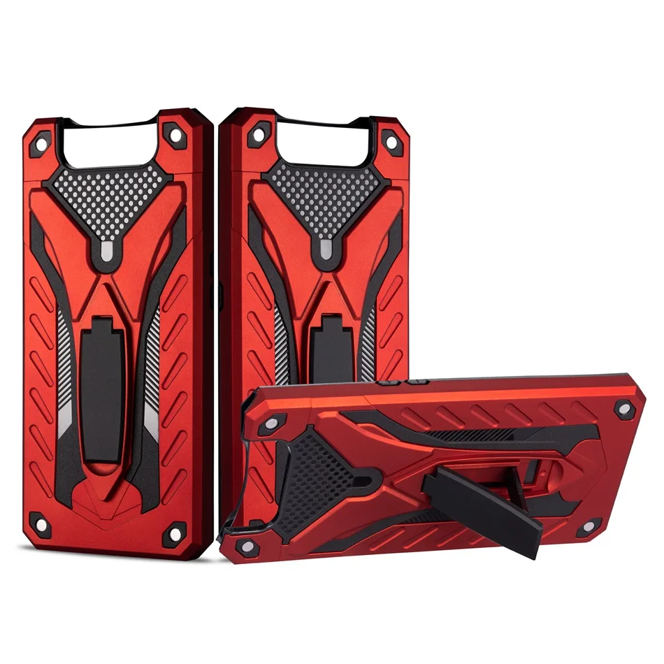 For Samsung A50 A30 A80 A90 A70 A40 Hybrid Shockproof Armor Case M20 M10 M30 A6S A20E S Foldable Stand Holder Cover |