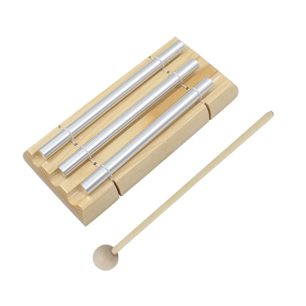 

Three-Tone Wind Chime Orff Percussion Instrument Building Blocks Solid Aluminum Tube Monosyllabic Percussion Instrument Pound So