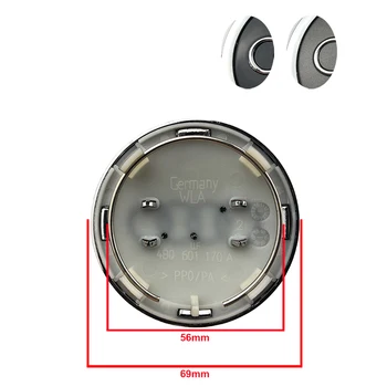 

4pcs 69mm Wheel Center Cap Hub Caps Covers Badge Emblem For Audi Rims Accessories 4B0601170A car styling