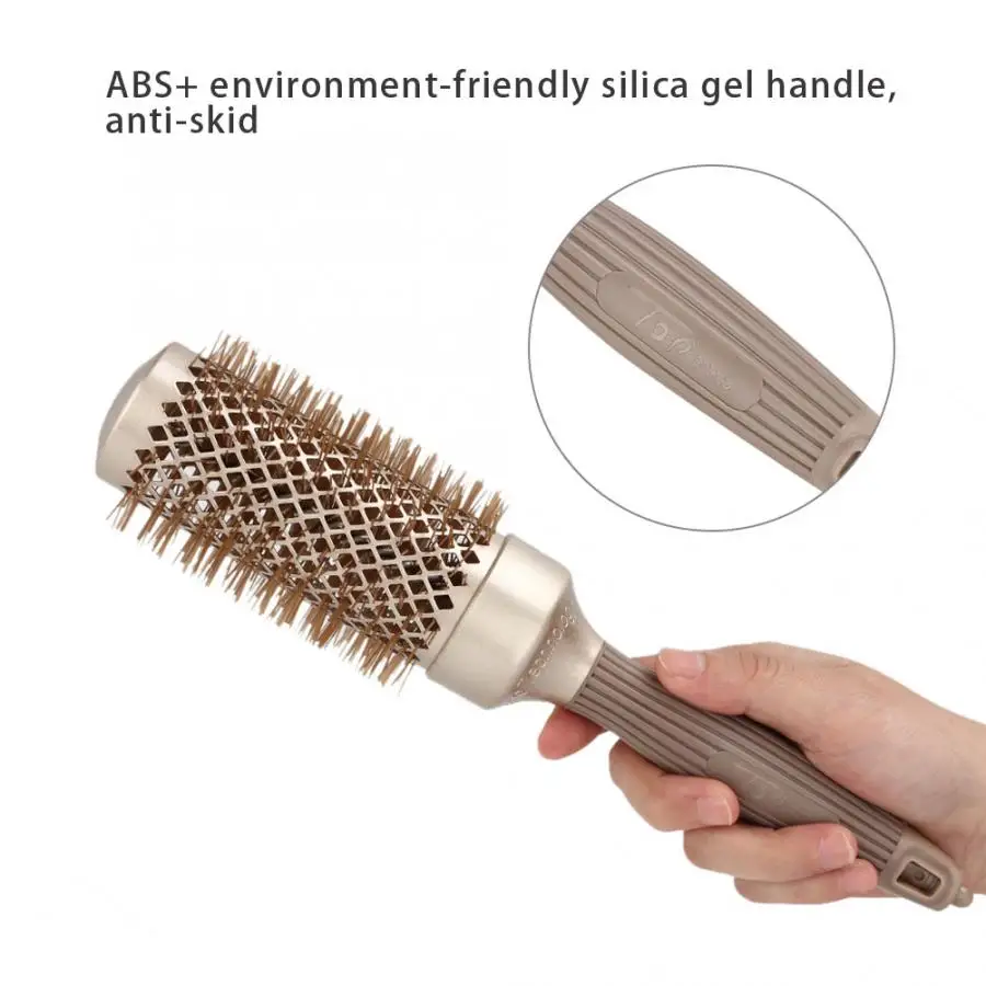 Hair Comb Portable Rolling Comb Cylinder Comb Professional Hairstyling Tool Accessory for Home Beauty Salon Hair Brush
