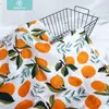 HappyFlute 1pcs Muslin Cotton Fiber Baby Swaddle Newborn Blanket Baby Infant Wrap 120x110cm 2