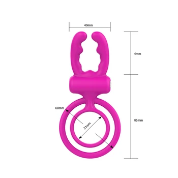 Men Penis Ring Cock Intense Clit Stimulation Silicone Tongue Vibrator Sex Shop Sex Fidget Sex Toys For Couple Women Sexules Toys 4