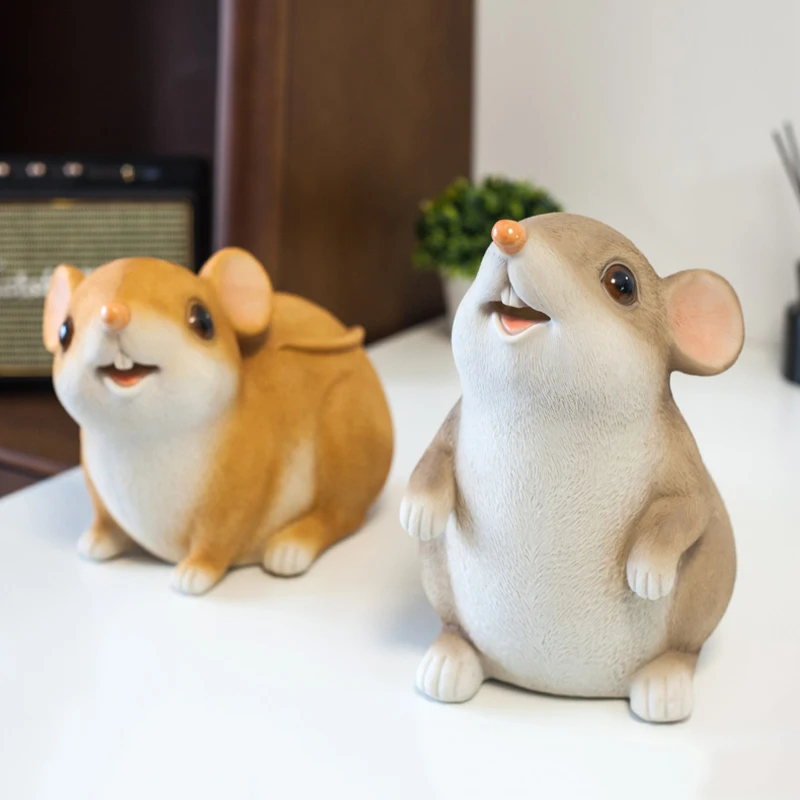 

Original Pet Piggy Bank Animal Shape Home Storage Living Room Study Room Furnishings Holiday Gifts Children's Toys Resin Crafts