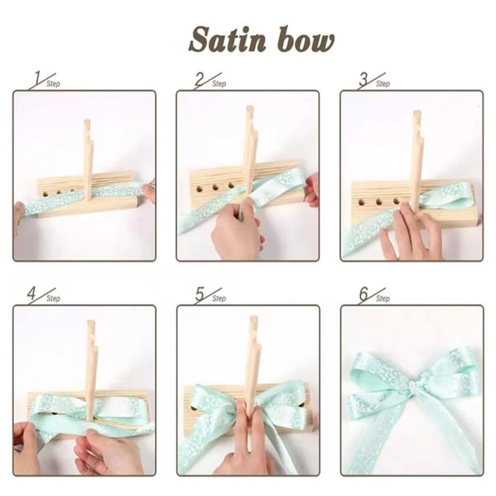 Bow Maker Wooden Wreath Bowing Making Tool Party DIY Kinds of Bow Maker for  Ribbon Crafts Party Wedding Decoration