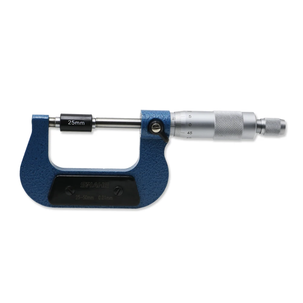 Description Picture 4 of itemShahe Micrometer 25-50mm 0.01mm Outside Micrometer Precision Tool 5201-50