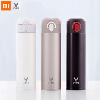 

Original Xiaomi Mijia VIOMI Thermos mi Cup Stainless Steel Vacuum Smart Bottle 24 Hours Flask Water Thermos Single Hand ON/Close