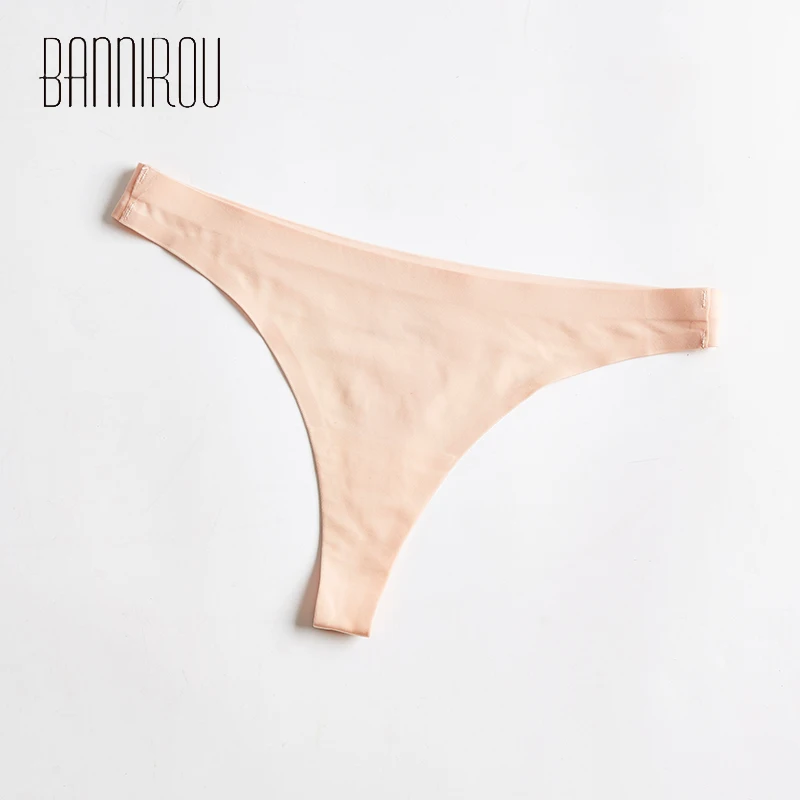 BANNIROU женщина нижнее бельё для девочек Бесшовные лед шелковые сексуальные