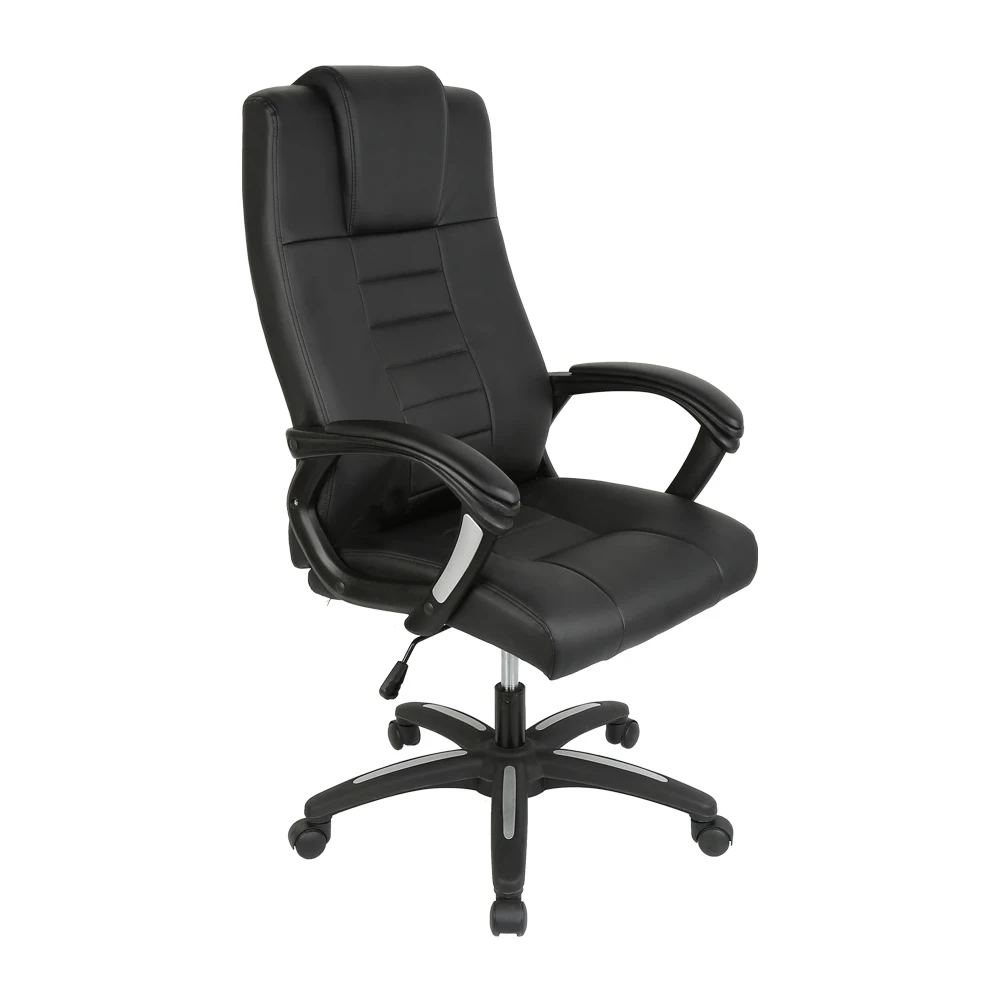 

Adjustable Office Computer Chair Executive Ergonomic High-Back Faux Leather Armchair Study Meeting Chair Office Supplies HWC