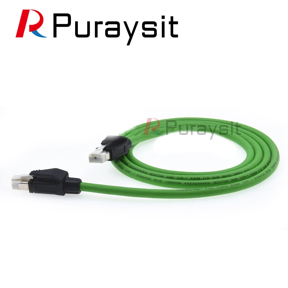 Puraysit 산업용 이더넷 고유연성 네트워크 케이블, Profinet EtherCAT CANopen 이더넷