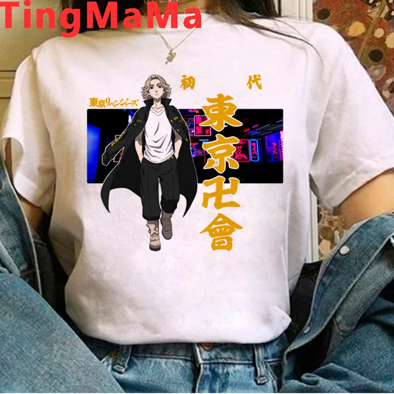 

Japanese Anime Tokyo Revengers T Shirt Men Kawaii Harajuku Summer Tops Tokyo Revengers Graphic Tees Cartoon Unisex T-shirt Male