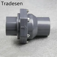 Профиль упвх для невозвратный клапан с односторонним клапаном Пластик клапан обратный клапан 50 мм внутренний диаметр вертикальной лжи общего