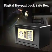 Caja fuerte Digital con contraseña electrónica antirrobo para joyería, depósito de seguridad para joyas, a prueba de fuego