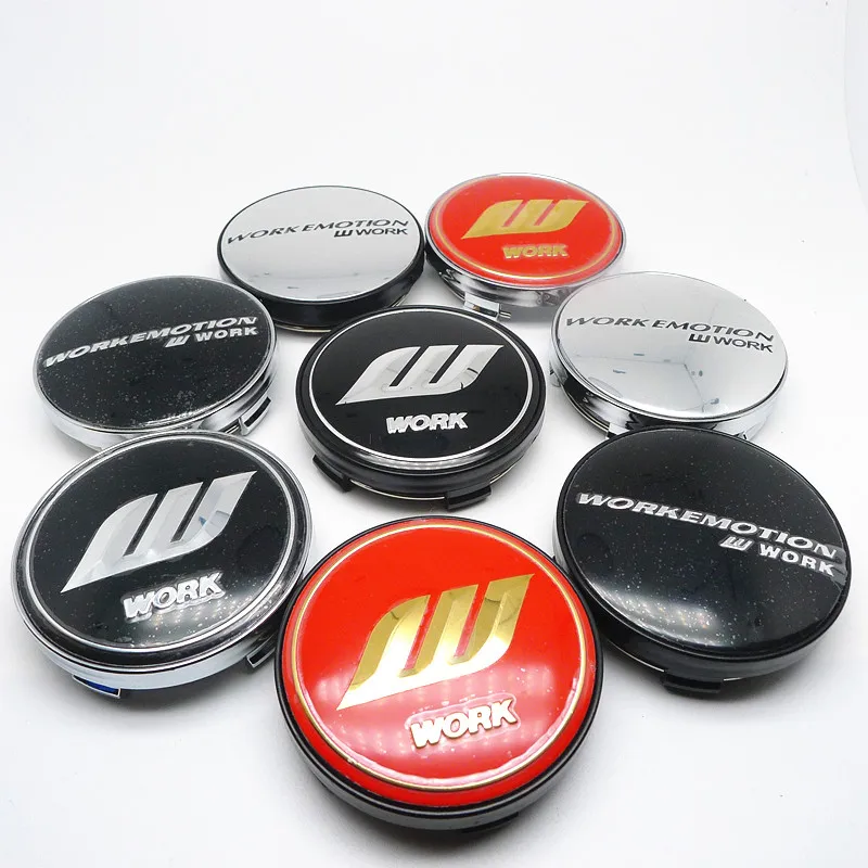 4pcs 60mm W Work Emotion Wheel Center Cap Hubs Car Styling Emblem Badge Logo Rims Cover Accessories | Автомобили и мотоциклы