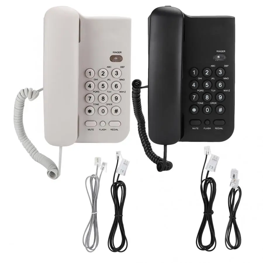 KX-T3026CID английский стационарный телефон для отеля, дома, офиса, мини кордерный телефон