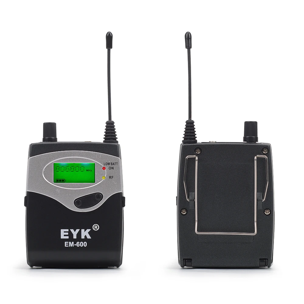 EYK EM 600 In ear монитор системы одноканальный УВЧ беспроводной посылка 40 частоты preseted