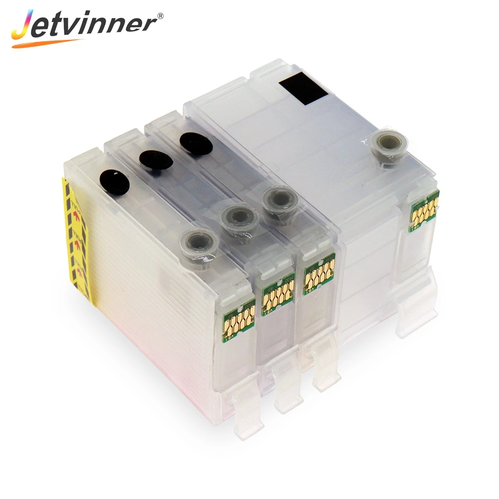 Cartucho de Tinta Recarregável para Epson Impressoras com Chips Arc T2711 27xl Workforce Wf7110 Wf7610 Wf7620 Wf3620 Wf3820 3640d 7110dtw - Imagem 3