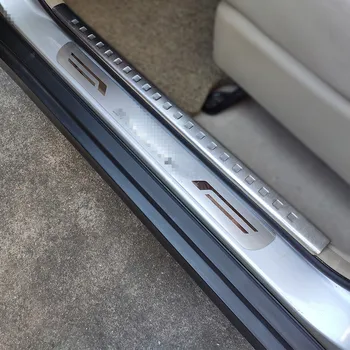 

For Mazda 2 3 6 CX-3 CX3 CX-5 CX5 CX-7 2014-2018 Car Door Sill Scuff Plate Guard Sticker Welcome Pedal Trims Styling Accessories
