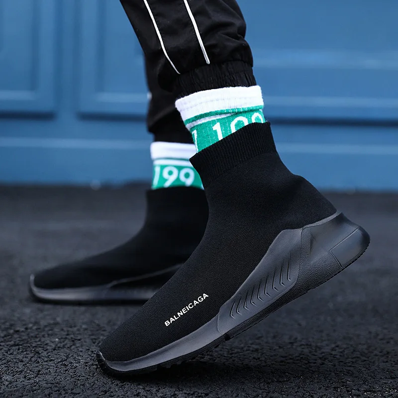 

Classic Fashion-Style Fly Woven Athletic Shoes Men's Fashion Foot Covering Shoes Lightweight Athletic Shoes Shock Absorption Lig