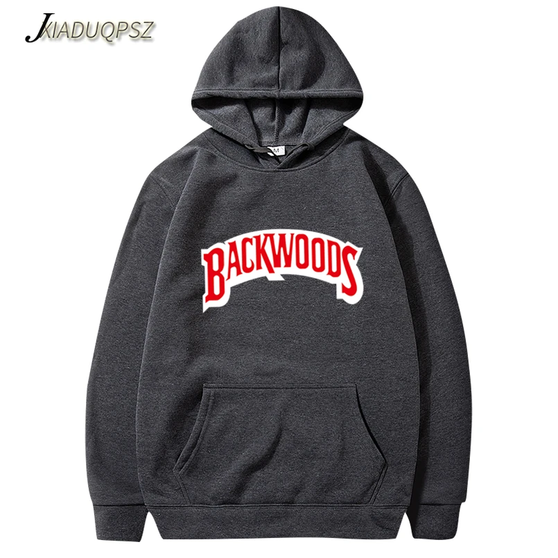 The screw thread cuff Hoodies Streetwear Backwoods Hoodie Sweatshirt Men Fashion autumn winter Hip Hop hoodie pullover