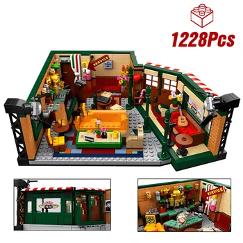 

1228Pcs Friends Classic TV American Drama Friends Central Perk Cafe Fit Model Building Block Bricks 21319 Toy Gift