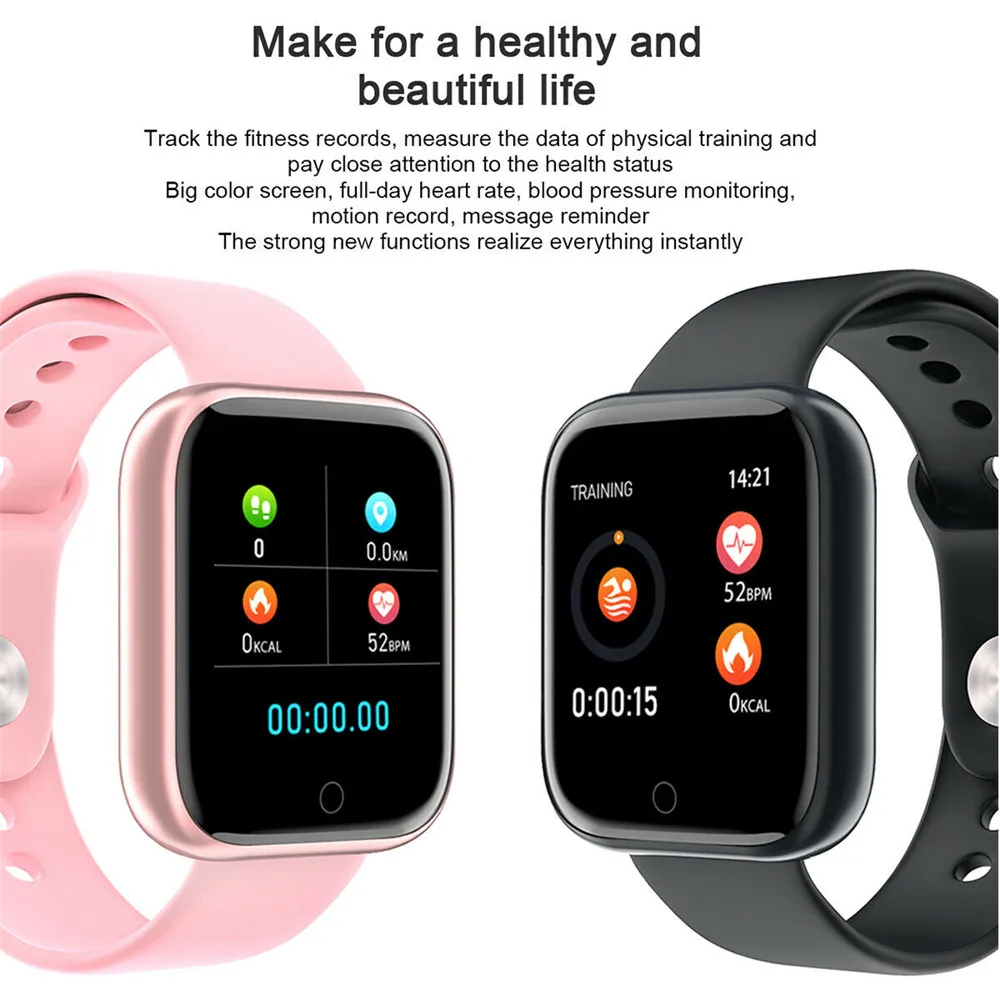 Новые умные часы, фитнес-трекер, измеритель сердечного ритма, кровяного давления, мужские, t, умный Браслет, для женщин и мужчин, для Fitbit, Android, iOS
