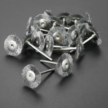 Горячая 60 шт./компл. вращающиеся инструменты проволочные щетки колеса электрическая полировка деревообрабатывающий инструмент 3 мм хвостовик Инструменты Запчасти