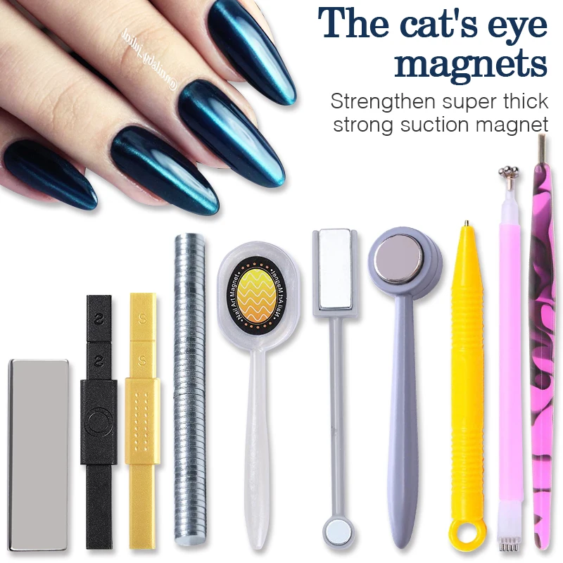 Magnetic Stick Multi-function Magnet for 3D Cat Eye UV Gel Polish Pen Strong Magic DIY Manicuring Nail Art Tools | Красота и здоровье