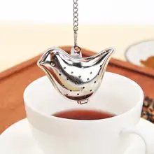 Чайный сетчатый фильтр из нержавеющей стали сосуд для специй ситечко для чая в форме цветка птицы металлический ситечко для чая