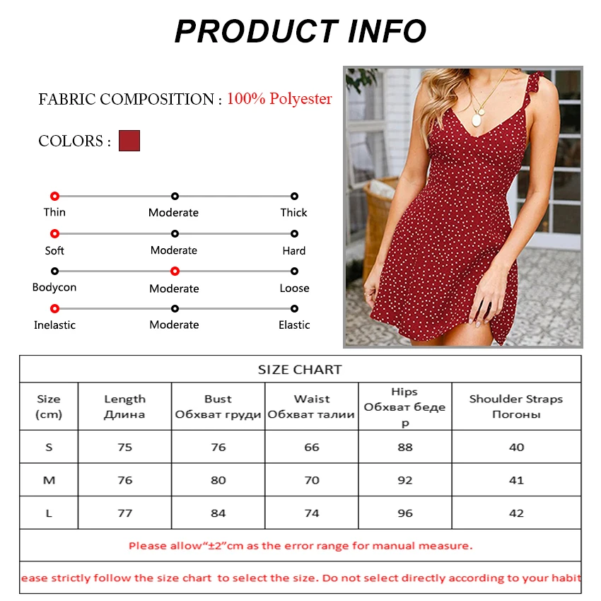 Женское платье в горошек с рюшами открытой спиной и шнуровкой|Платья| |