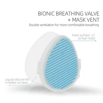 

2020 New YouTuBe HOT K3 self-priming filter breathing mask pad face masks protection respirator mask with valved