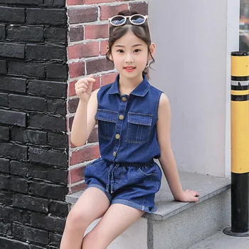

Girls Denim Clothing Sets baby girl clothes baby girl summer clothes