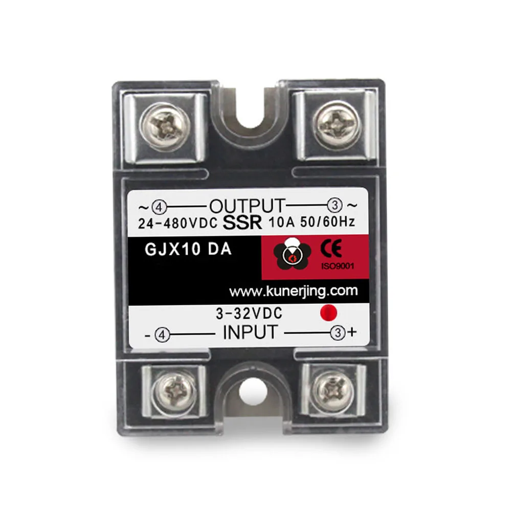 

Industrial DC Module Single Phase Home SSR-40DA480VAC 3-32VDC Relay Safe Durable Solid State Electronic Metal Accessory Led
