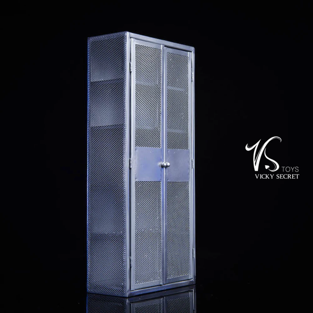 VSTOYS 18XG34 1/6, фигурка солдата, сцена, аксессуары, металлический шкаф для оружия, шкафчик для 12 дюймов, фигурка, черный/серебристый, Коло
