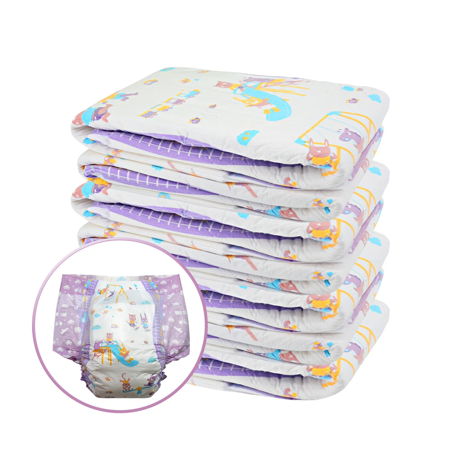 ABDL подгузник для взрослых большой размер эластичная талия Радуга неделя 6000 мл
