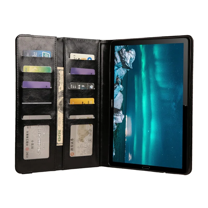 Чехол для huawei Mediapad M6 10," SCM-AL09/W09 чехол с держателем для карандашей Смарт кожаный Слот для карт Стенд мягкий чехол для планшетов