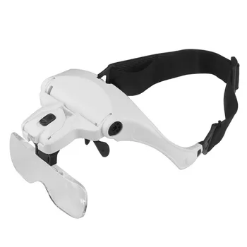 

Head-mounted Magnifier Practical LED Lamp Magnification For Tabulation And Repair Tools