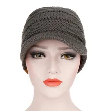 Женская шапка, осенняя и зимняя, теплая, с капюшоном, теплая, Вязанная, вязаная, бейсбольная кепка, толстая шерсть, защита ушей, для лица, модная уличная Кепка s# YL10