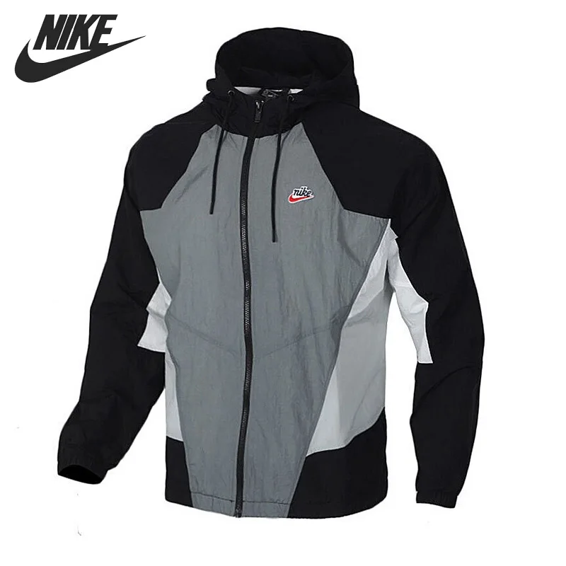 Nueva chaqueta deportiva con capucha M NSW HE WR JKT SIGNATURE para hombre|Chaquetas para running| AliExpress